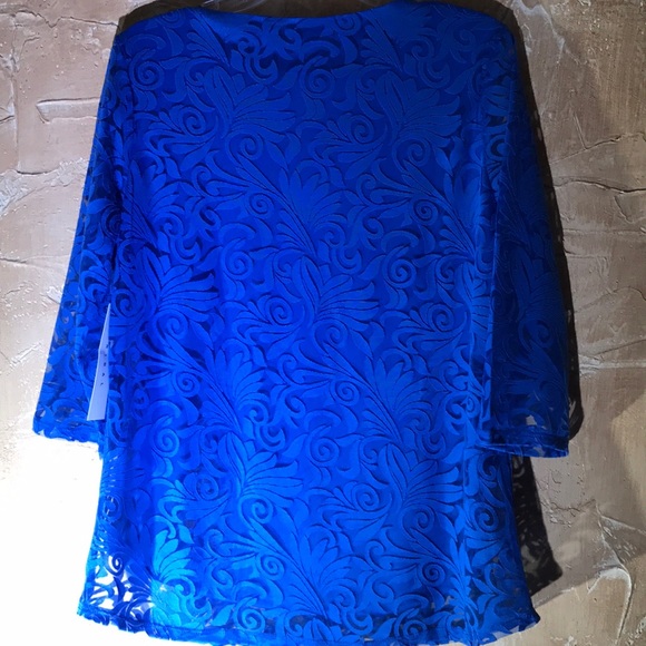 Tribal Blue Top New With Tags Never Worn - Picture 8 of 8